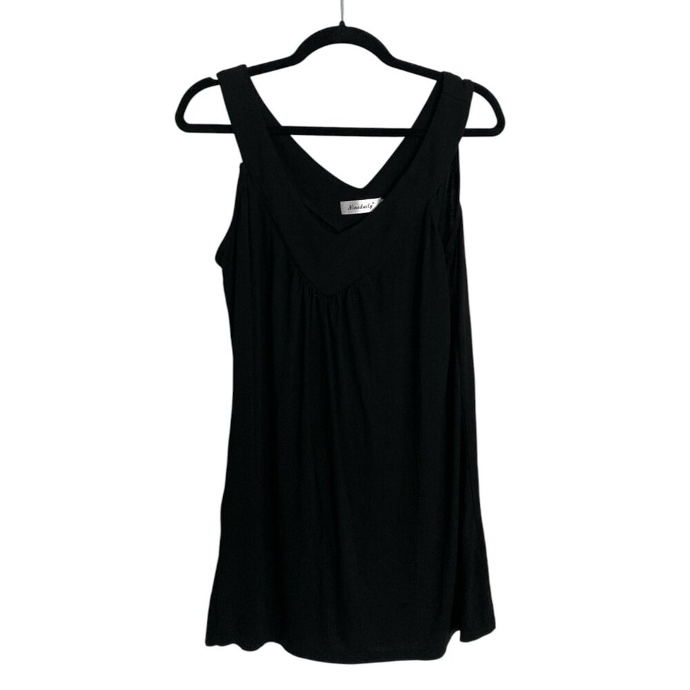 Ninedaily Black Tank Top Size M